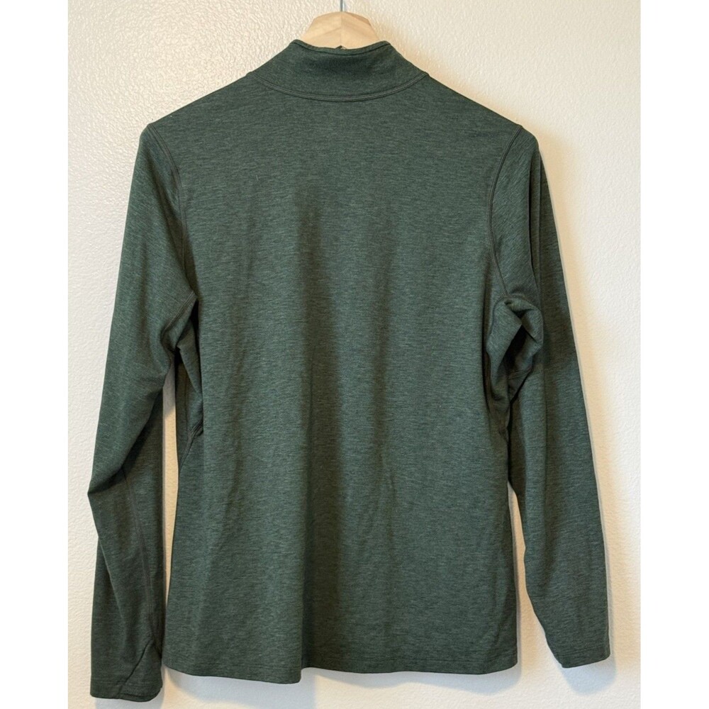 REI Co-op Women's Midweight Base Layer Half-Zip Long Sleeve Top 1X Green Outdoor - Picture 2 of 8